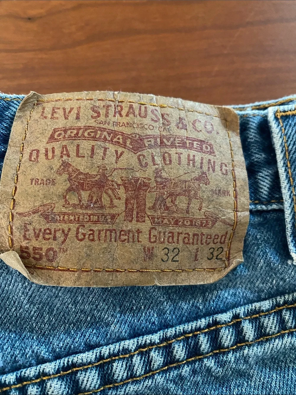 Levi's Men's Straight Relaxed Fit Classic Denim Jeans - Medium Blue